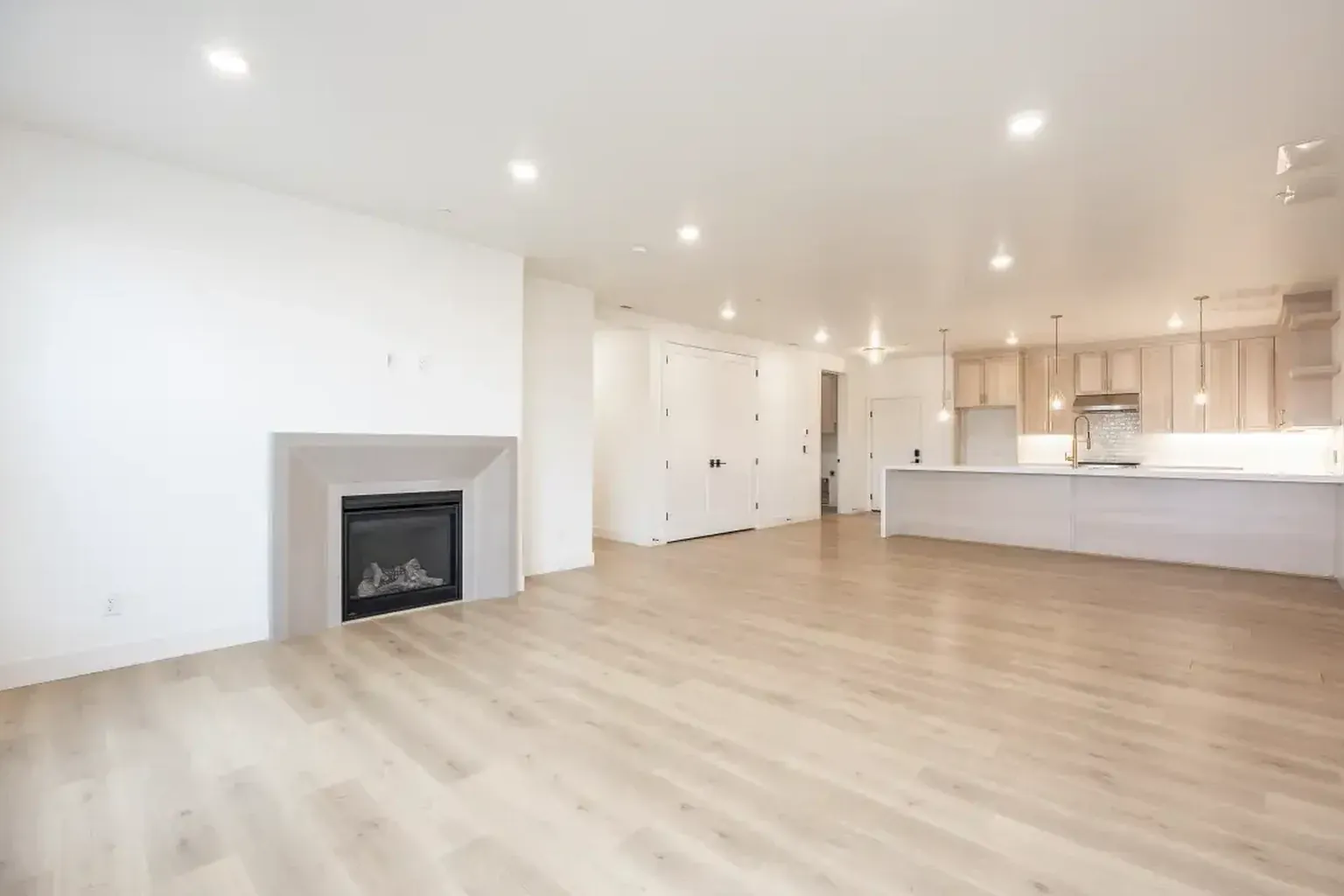 Living room before staging